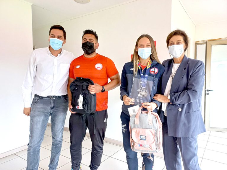 Maulinos del Team Chile fueron reconocidos por el Mindep-IND