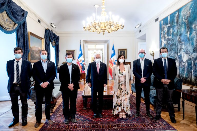 Presidente Piñera se reunió con Gabriel Boric en La Moneda