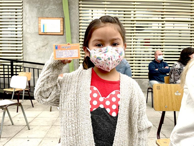 Exitosa jornada de vacunación para niños