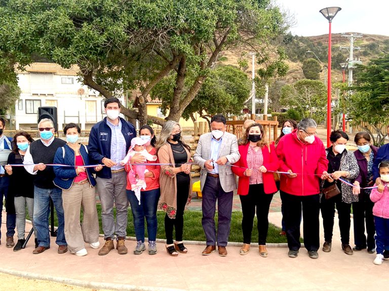 Inauguran nueva área verde en zona que fue destruida por el tsunami