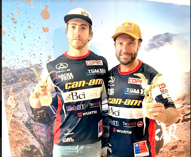 “Chaleco” López y Juan Pablo Latrach listos para el Dakar