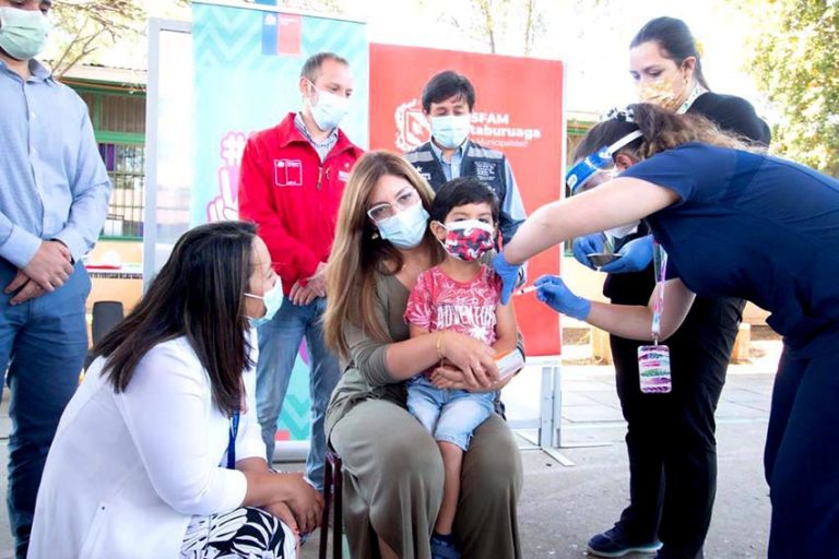 Comenzó vacunación para niños de entre 3 y 5 años en el Maule