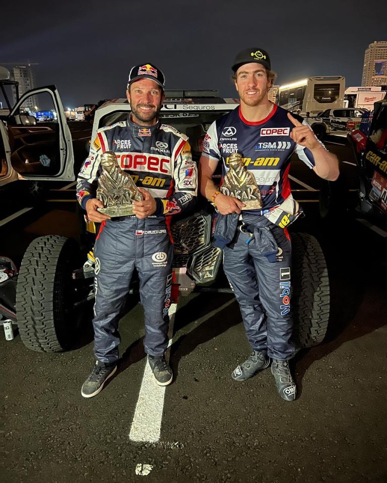 “Chaleco” López conquista su tercera corona en el Dakar