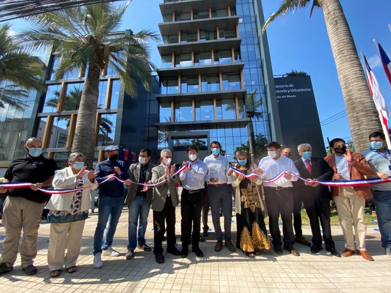 Inauguraron nuevo edificio institucional Minvu-Serviu en pleno centro de Talca