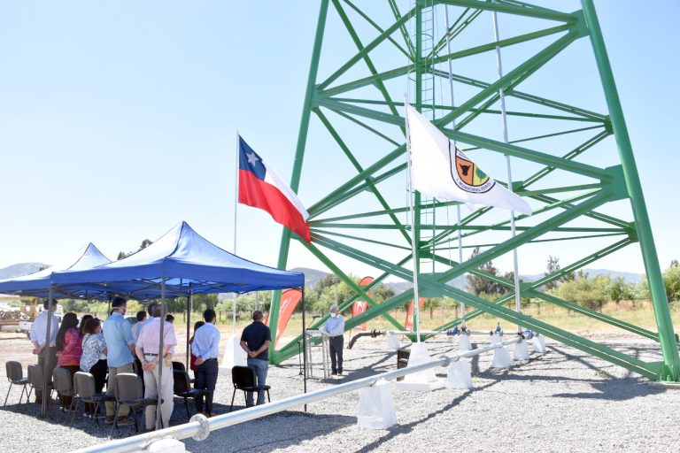 Inauguraron torre y estanque de agua potable en Sagrada Familia