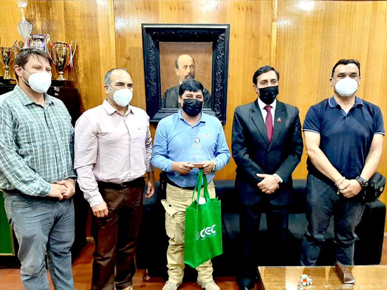 CEC brindó especial reconocimiento a encargado de Emergencia de Romeral