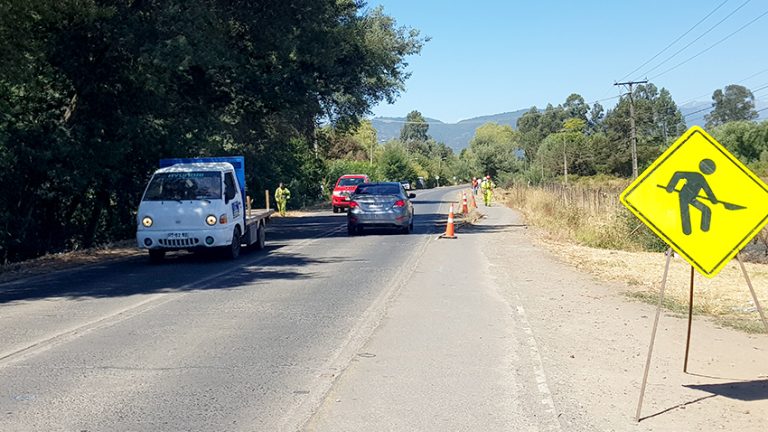 Parten faenas para mejorar tramo de ruta Linares-Colbún