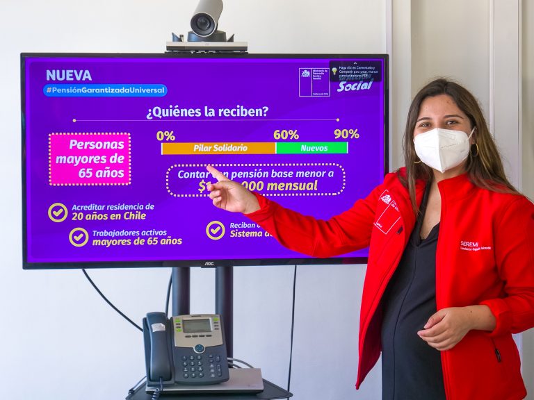 Seremi explicó “en fácil” la  Pensión Garantizada Universal