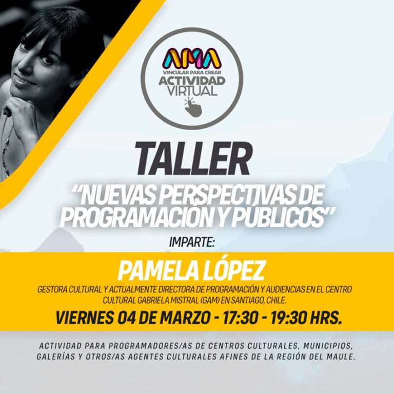 Ya están abiertas las inscripciones para los  talleres gratuitos previos a AMA Maule 2022