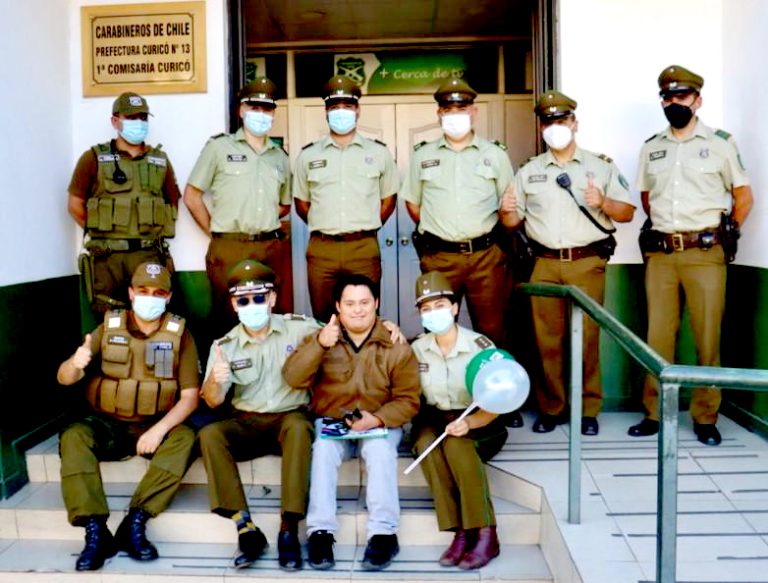 Carabineros hizo posible el sueño de joven curicano