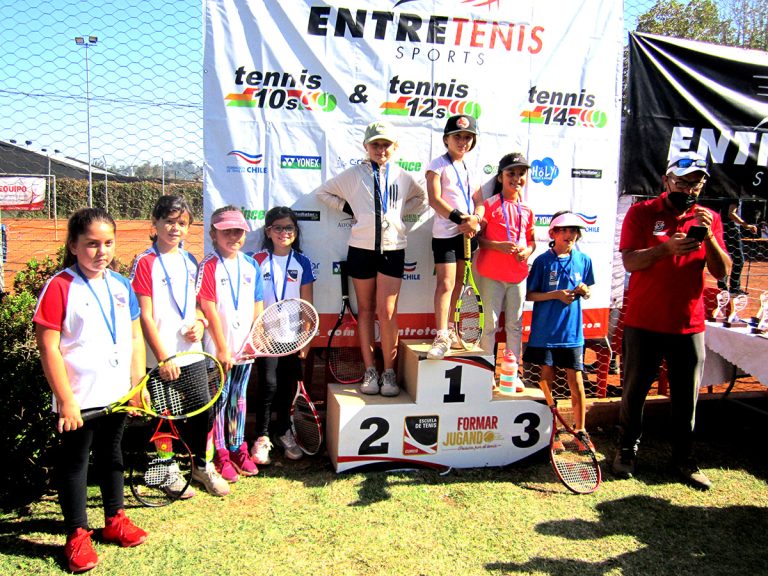 Tenis formativo vivió una entretenida jornada en Curicó