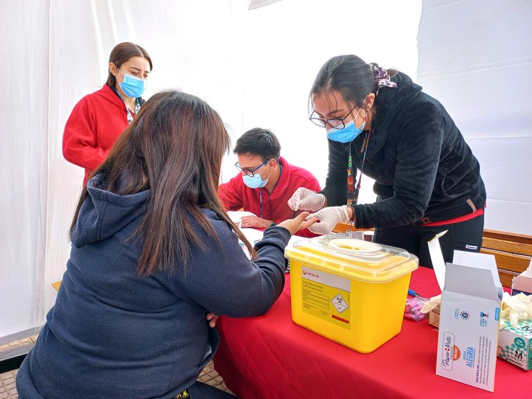 Alta convocatoria tuvo toma de exámenes del VIH en Molina