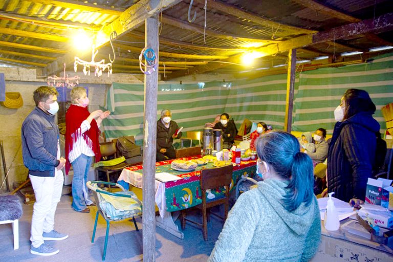 Campamentos de la región reciben trabajo del Plan de Acción Comunitaria