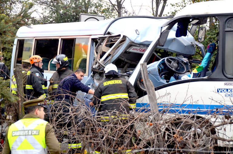 Ayer comenzó juicio por choque frontal de buses que le costó la vida a cuatro personas