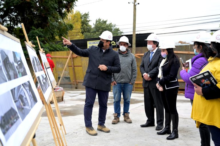 Obras del mercado provisorio en Talca tienen un 30% de avance