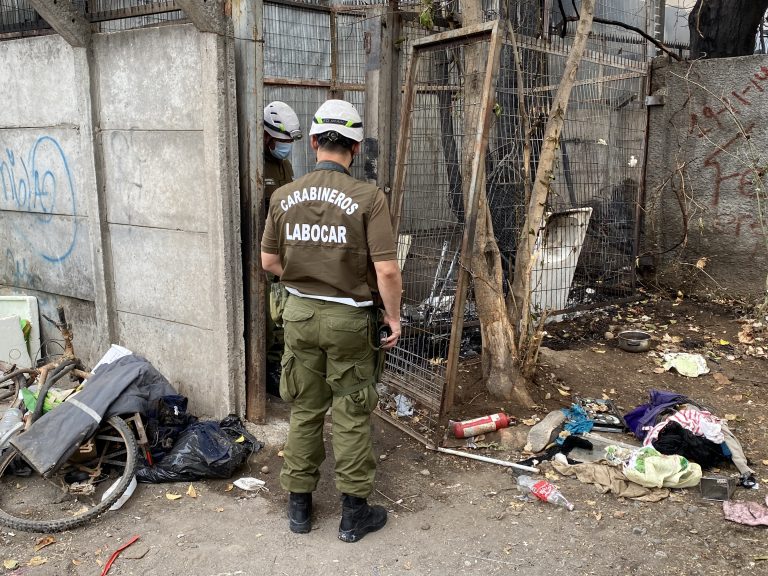 Origen de incendio: principal hipótesis apunta a persona en situación de calle
