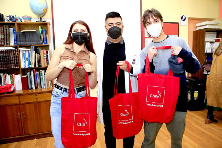 Proyecto científico de alumnos talquinos forma parte de campaña internacional de Imagen Chile