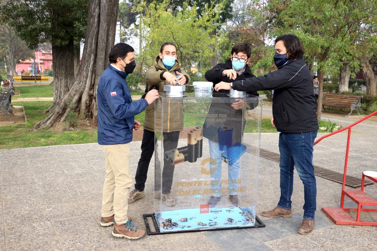Municipio de Romeral habilitó punto  para el reciclaje de pilas y baterías