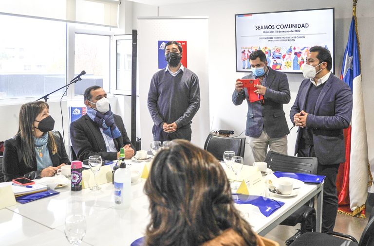 Alcaldes de la provincia de Curicó firmaron un acuerdo por la sana Convivencia Escolar