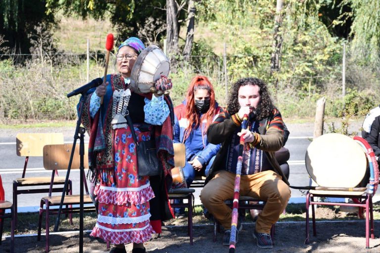 En sector Peteroa de Sagrada Familia se recordó muerte del Toqui Lautaro