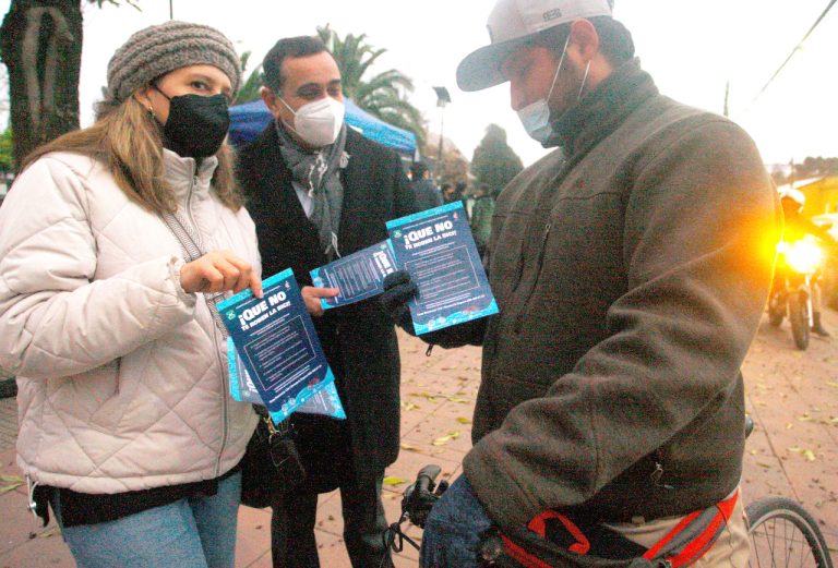 Alcalde tras lanzamiento de campaña: “Queremos que nuestras vecinas y vecinos cuiden las bicicletas”