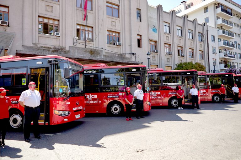Cuatro empresas interesadas en operar nuevo recorrido con modernos buses eléctricos en Talca