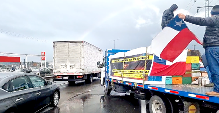 Apicultores independientes protestaron por falta de apoyo