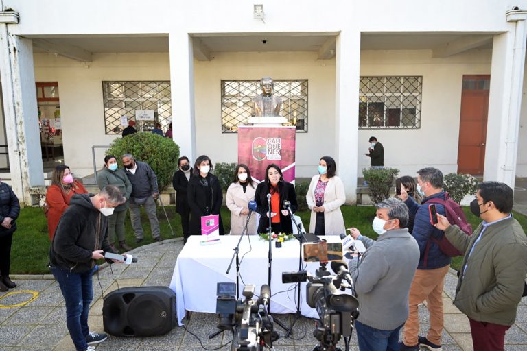 Cauquenes: servicios higiénicos, camarines y Oficina de Turismo para Plaza de Armas
