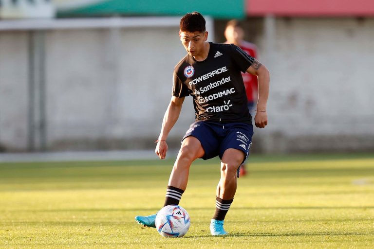 Felipe Ortiz en la Selección Chilena Sub 23