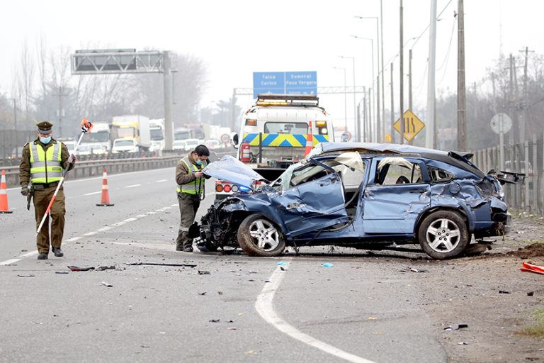 Un muerto y tres heridos en nuevo choque en la Ruta 5 Sur