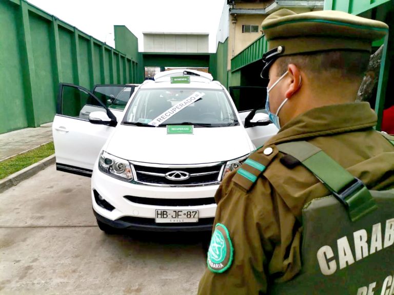 Carabineros recuperó vehículos  robados en la provincia curicana