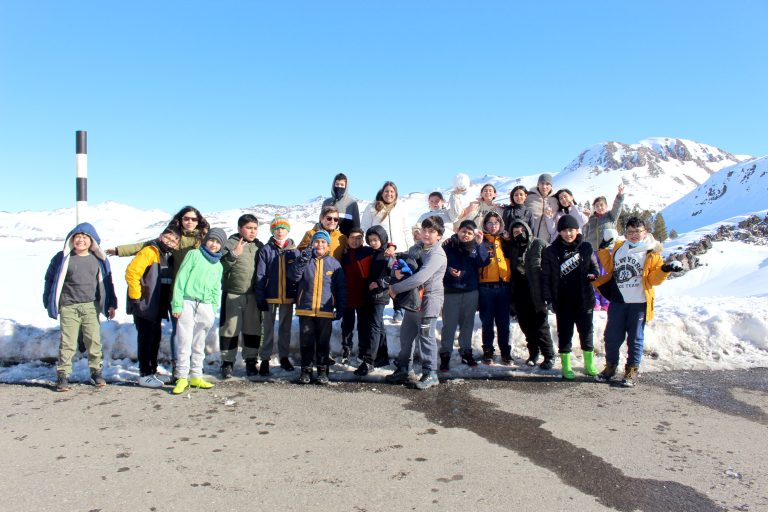 Club History tiene clase in situ en la Cordillera de los Andes