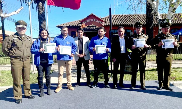 Certifican a “Patrullas Mixtas” en comunas de la costa curicana