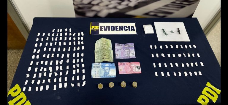 Punto de venta de droga estaba a cargo de sujeto que cumplía libertad vigilada