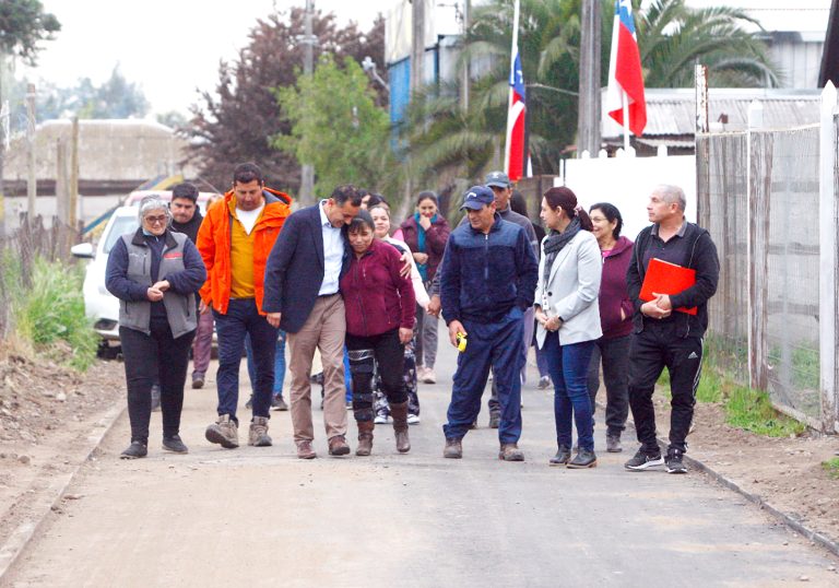 Pavimentación les cambió la vida a vecinos de Los Castaños