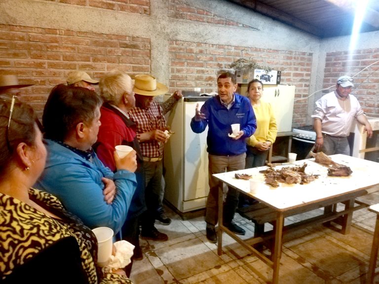 Pequeños agricultores agradecen recursos para comprar alimentos para sus animales