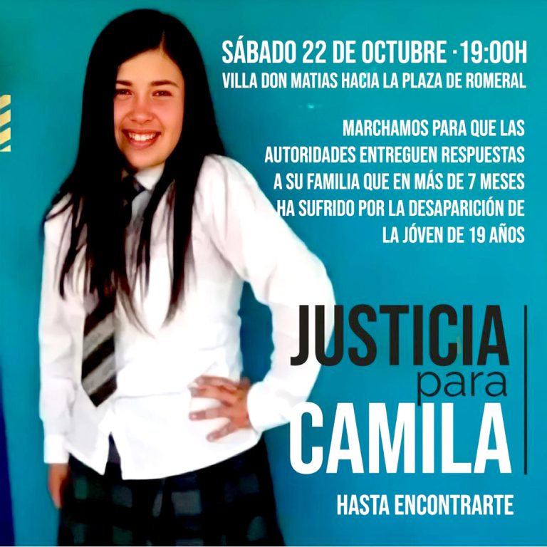 Convocan a marcha por desaparición de joven de la comuna de Romeral