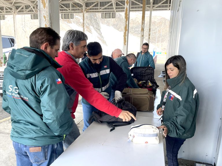 Autoridades verifican operatividad del Paso Pehuenche tras su reapertura