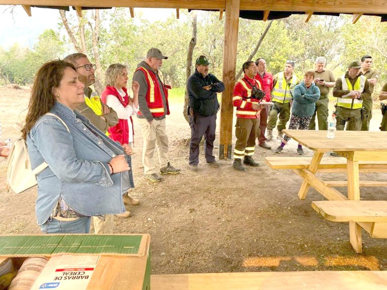 Incendio forestal en Molina concentró atención de Comité Policial Provincial