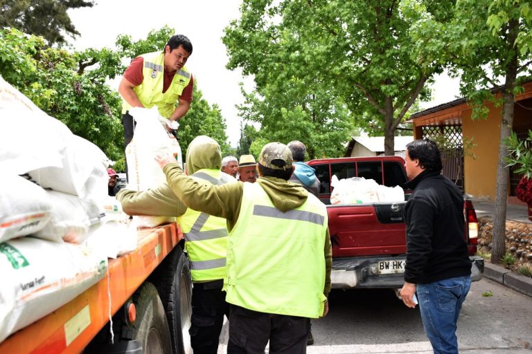 Productores agrícolas recibieron importante apoyo para sus cultivos