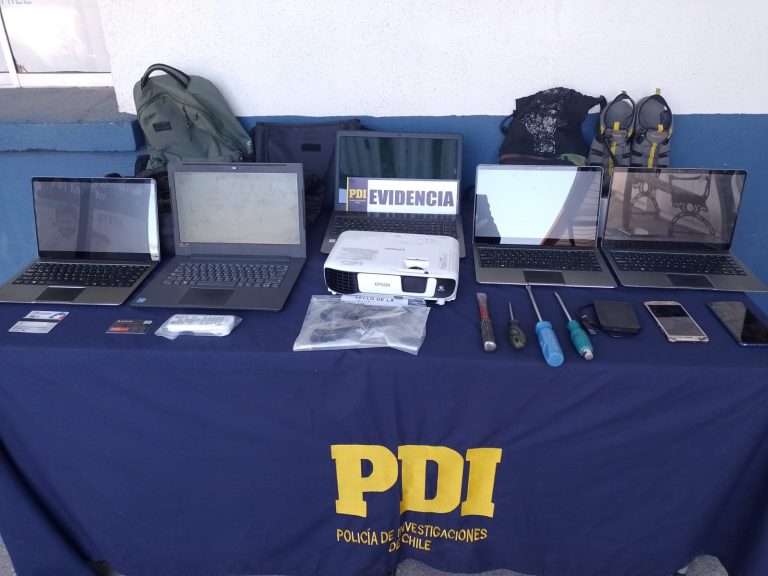 Dos detenidos por robo a liceo agrícola de Molina