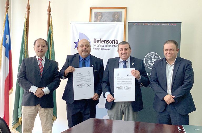 Alumnos de la U. Santo Tomás podrán hacer sus prácticas profesionales en la Defensoría