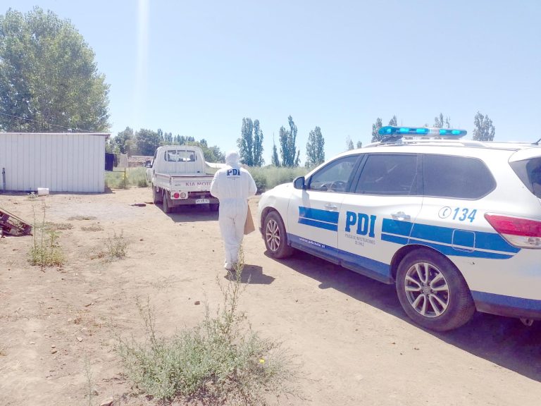 PDI investiga homicidio al interior de predio en Retiro