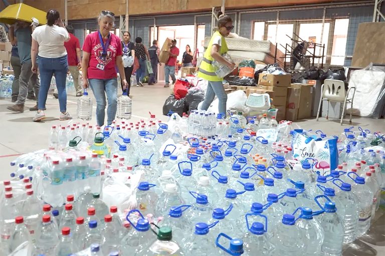 A Ninhue llegó la ayuda de curicanas y curicanos