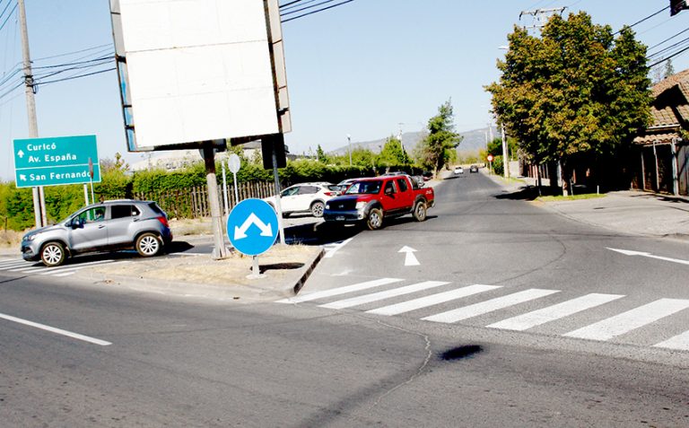Mejoran la demarcación vial en cruce de Callejón Los Pinos