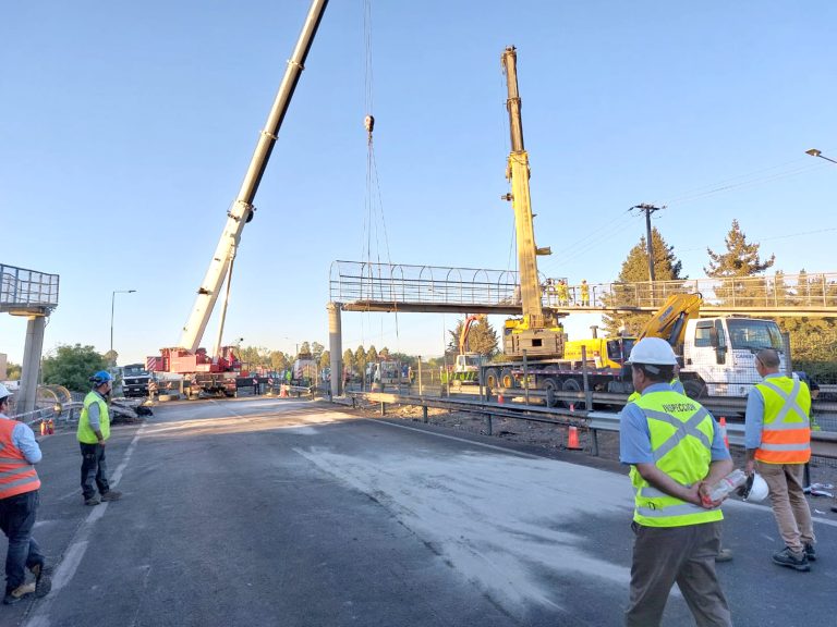 Sector Quilvo: Trabajos de pasarela peatonal tipo mecano deberían comenzar durante abril