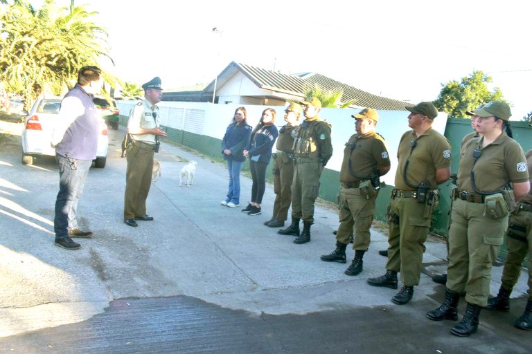 Realizan operativo de seguridad en varios puntos de Curicó