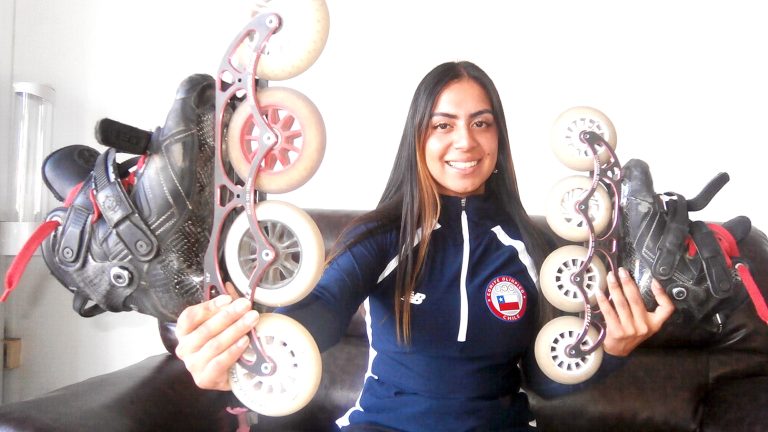 Curicana compite en Juegos Sudamericanos sobre ruedas