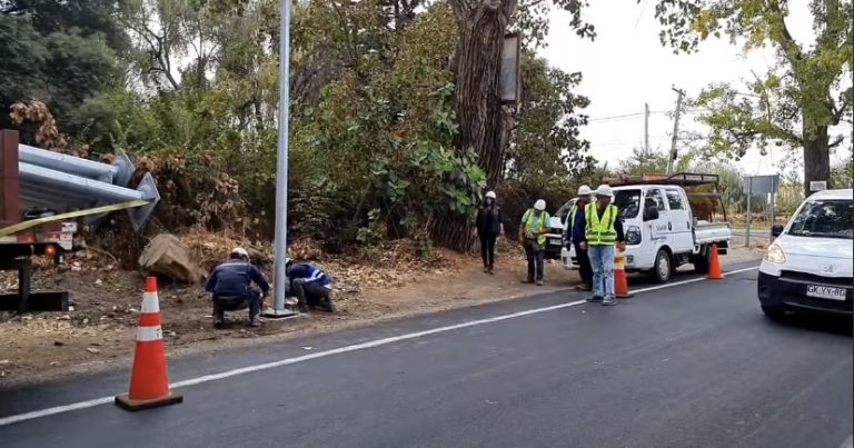 Comenzó la instalación de pórticos de televigilancia en accesos a Molina