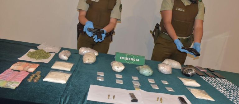 Prisión preventiva para banda detenida con drogas, armas y municiones